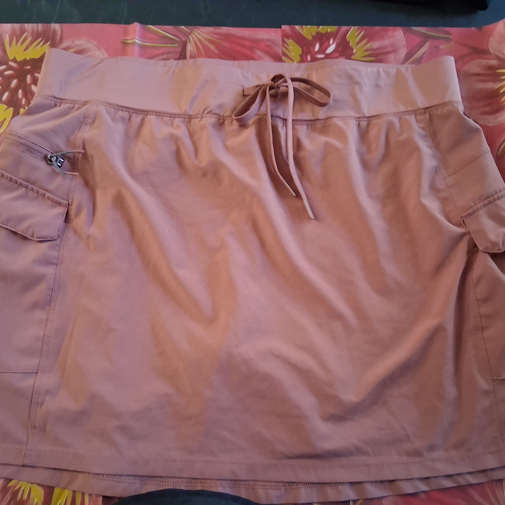 🎀Gerry Weber Women's Pink Breezy CARGO Skort Size XXL EUC - Picture 2 of 5